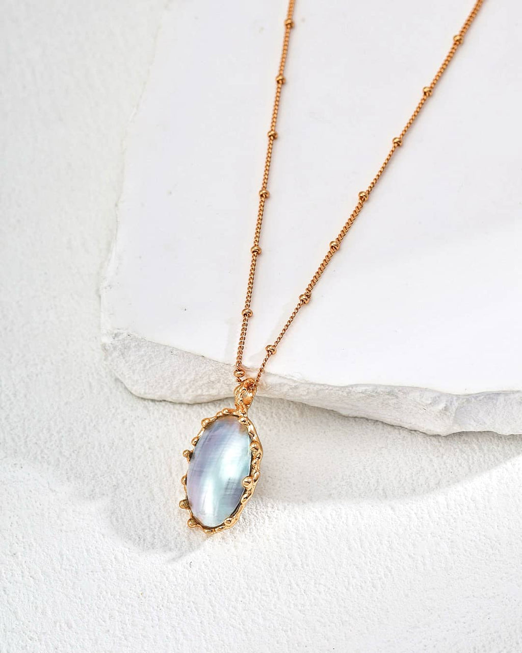 ［Dorothea］ Pearl & Mabe Pearl Necklace Set | 18K Gold Plated Silver