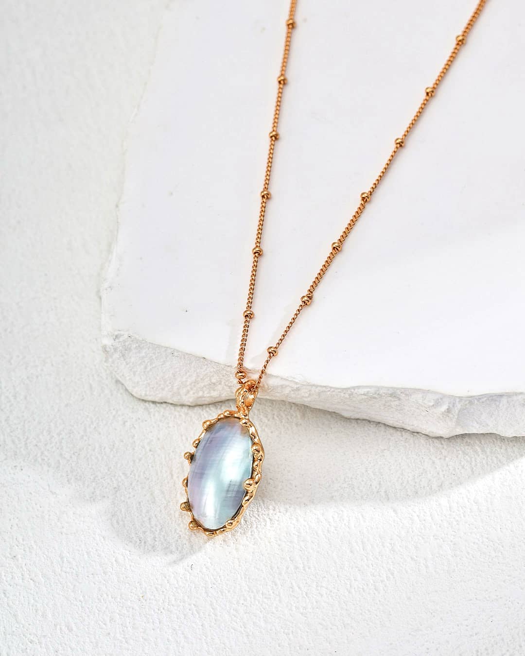［Dorothea］ Pearl & Mabe Pearl Necklace Set | 18K Gold Plated Silver