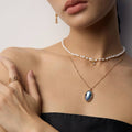 ［Dorothea］ Pearl & Mabe Pearl Necklace Set | 18K Gold Plated Silver