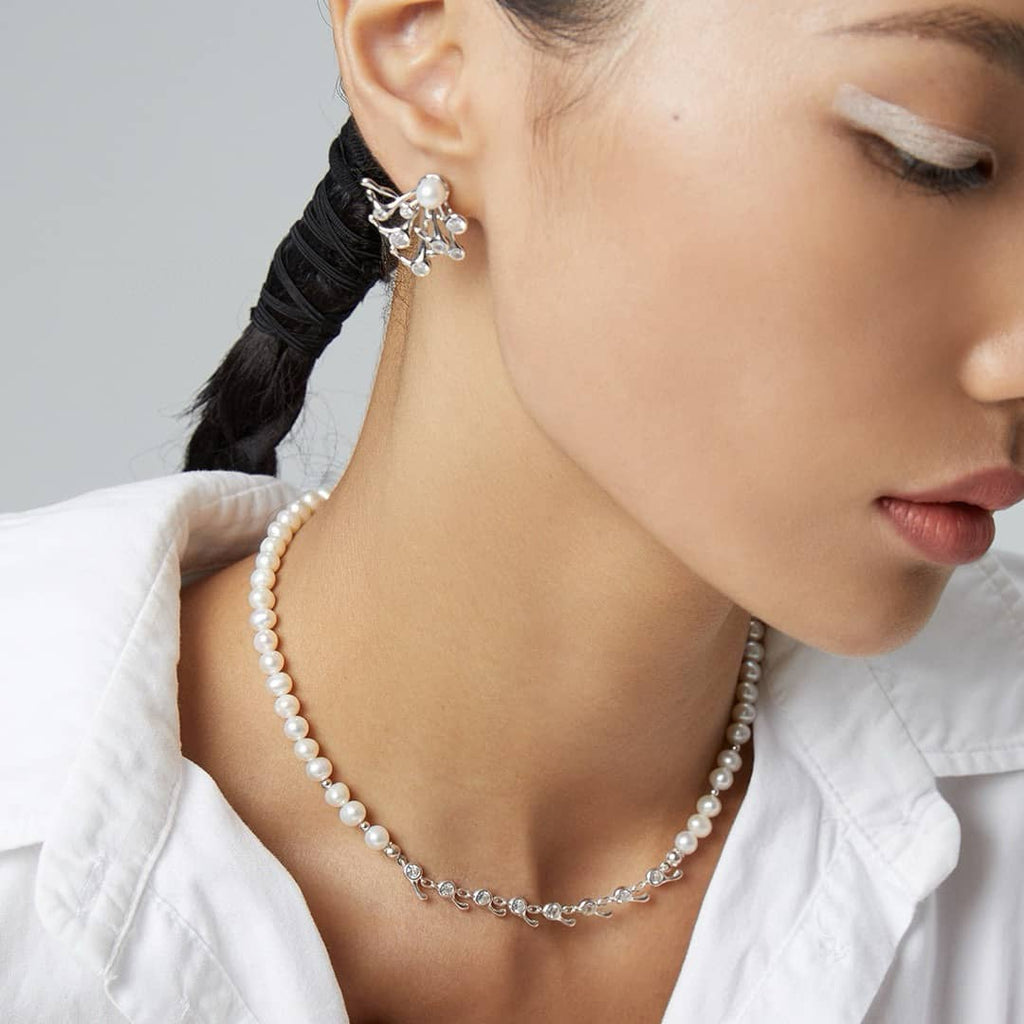 ［Dorothea Jewels］Dew Branch Pearl Jewellery Set