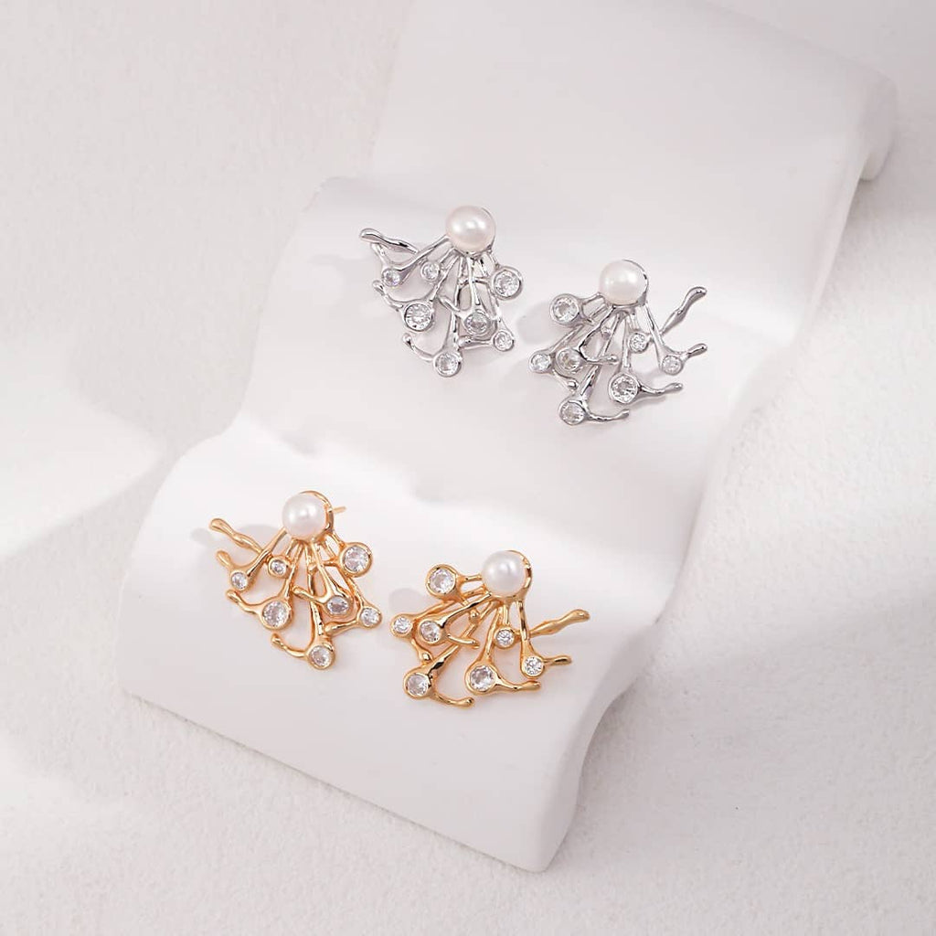 ［Dorothea Jewels］Dew Branch Pearl Jewellery Set