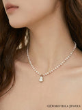 Natural Pearl Shell Necklace - DOROTHEA JEWELS
