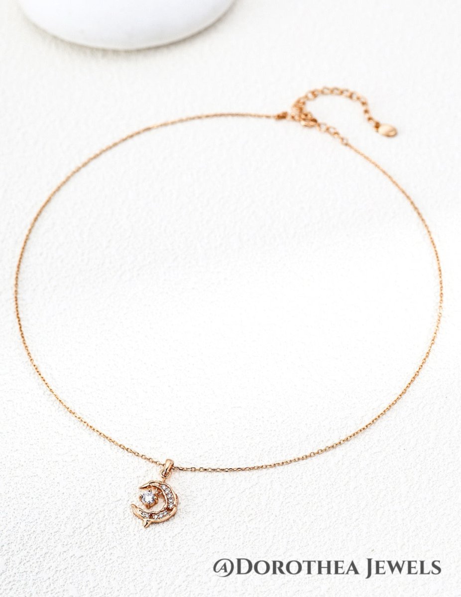 [Wish Upon Star] - Zircon Necklace - DOROTHEA JEWELS