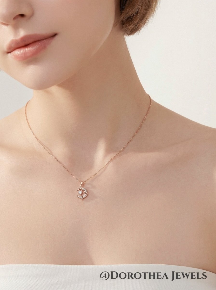 [Wish Upon Star] - Zircon Necklace - DOROTHEA JEWELS