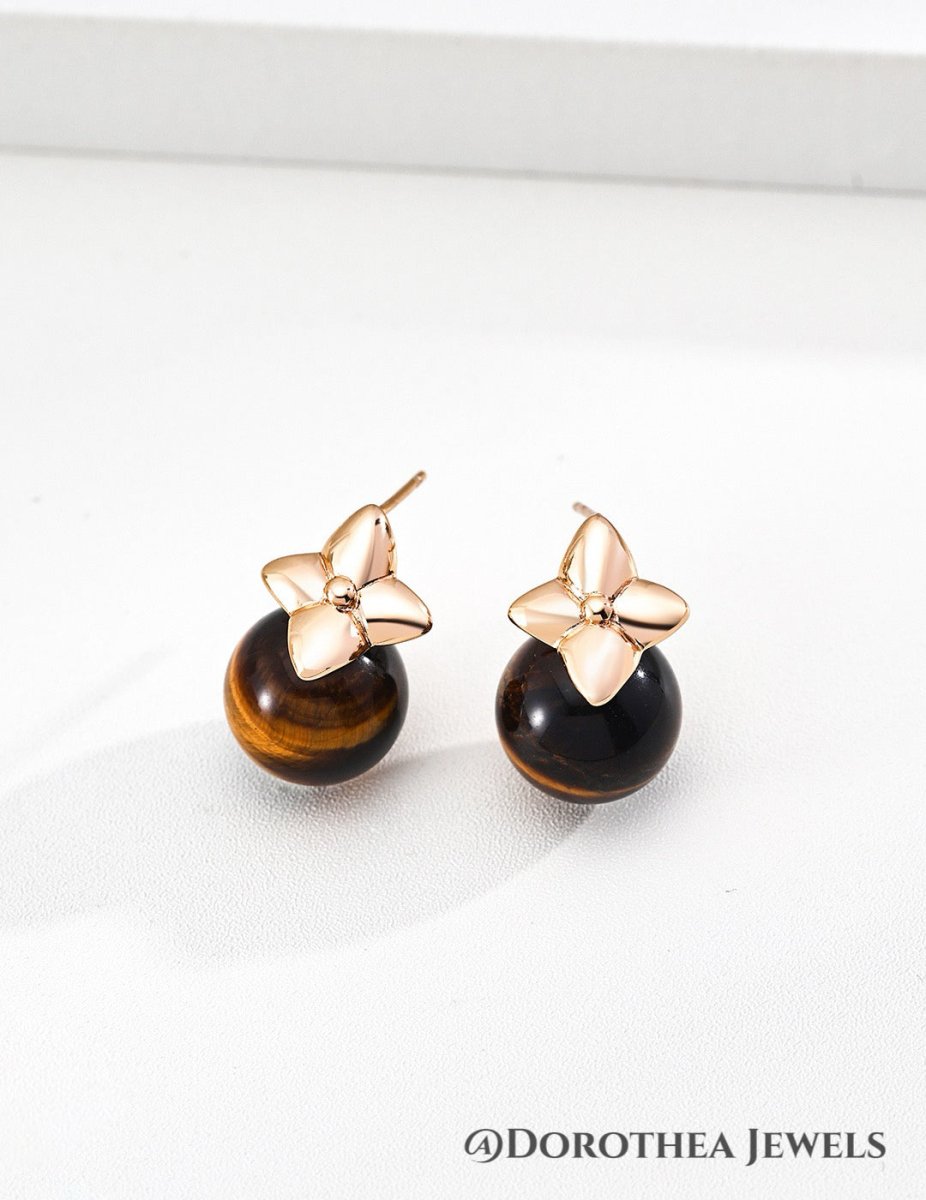 Four - Leaf Fortune Earrings - DOROTHEA JEWELS