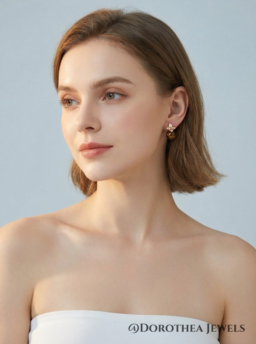 Four - Leaf Fortune Earrings - DOROTHEA JEWELS
