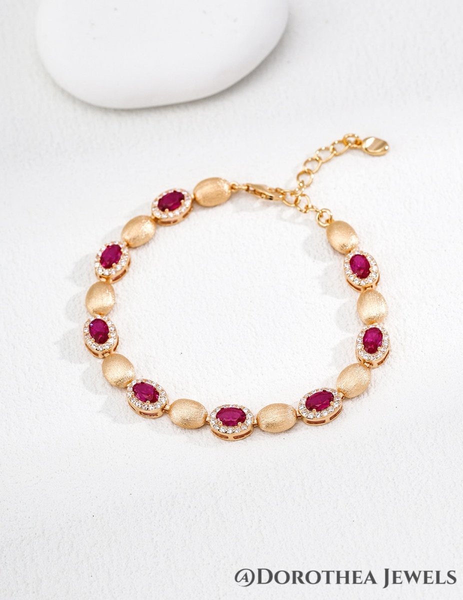 Vintage Zircon Bracelet - DOROTHEA JEWELS