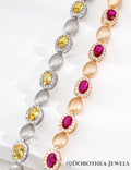 Vintage Zircon Bracelet - DOROTHEA JEWELS