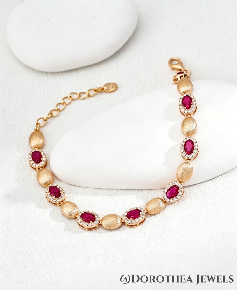 Vintage Zircon Bracelet - DOROTHEA JEWELS