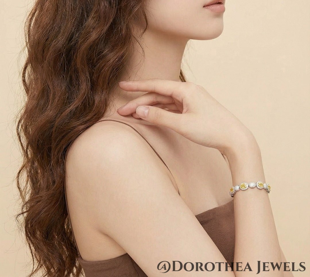 Vintage Zircon Bracelet - DOROTHEA JEWELS