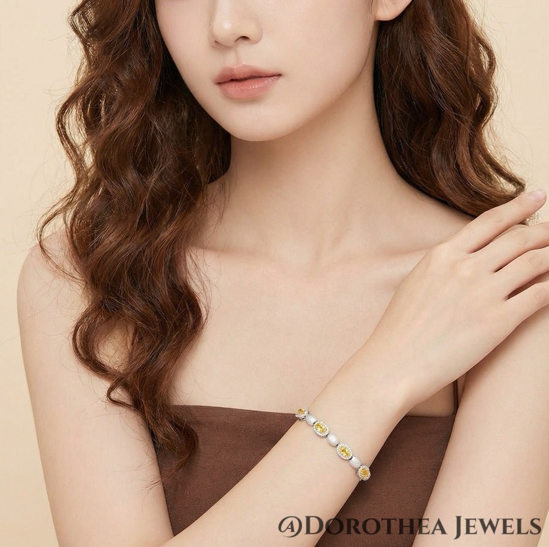 Vintage Zircon Bracelet - DOROTHEA JEWELS