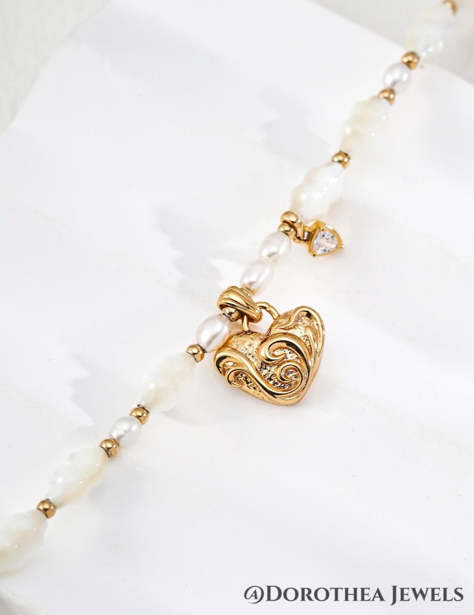 Heart Scrollwork Bracelet - DOROTHEA JEWELS