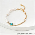 Pearl & Turquoise Bracelet - DOROTHEA JEWELS