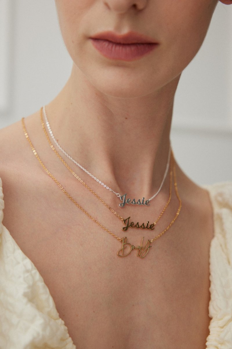 Personalized Name Necklace - DOROTHEA JEWELS
