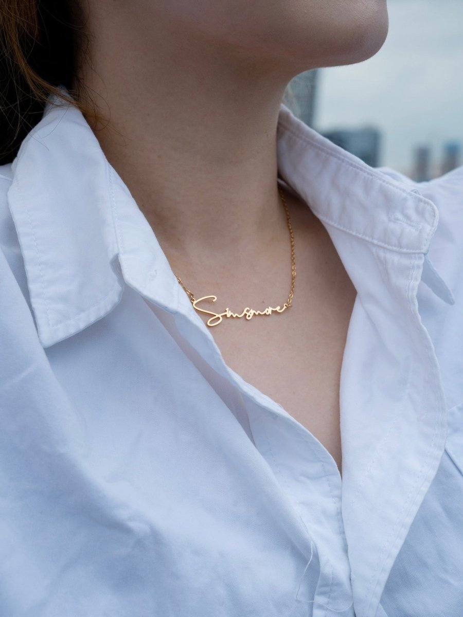 Personalized Name Necklace - DOROTHEA JEWELS