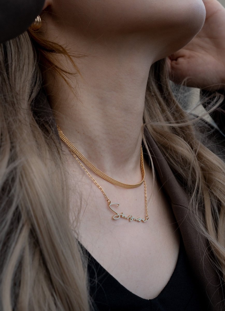 Personalized Name Necklace - DOROTHEA JEWELS