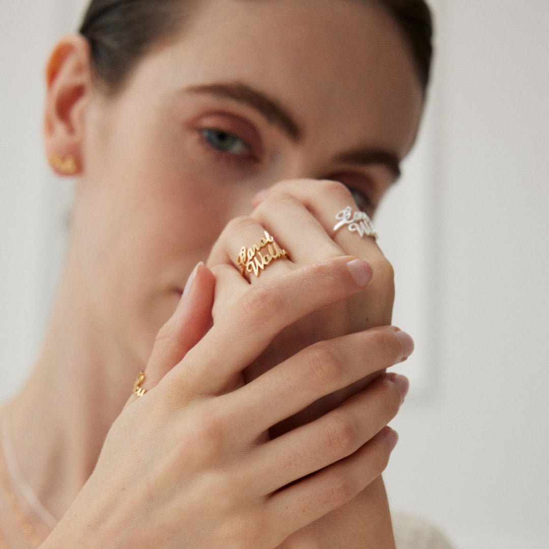 Personalized Name Ring - DOROTHEA JEWELS