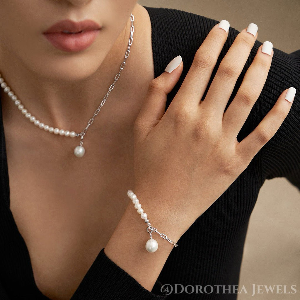 Dual Link Pearl Series - DOROTHEA JEWELS