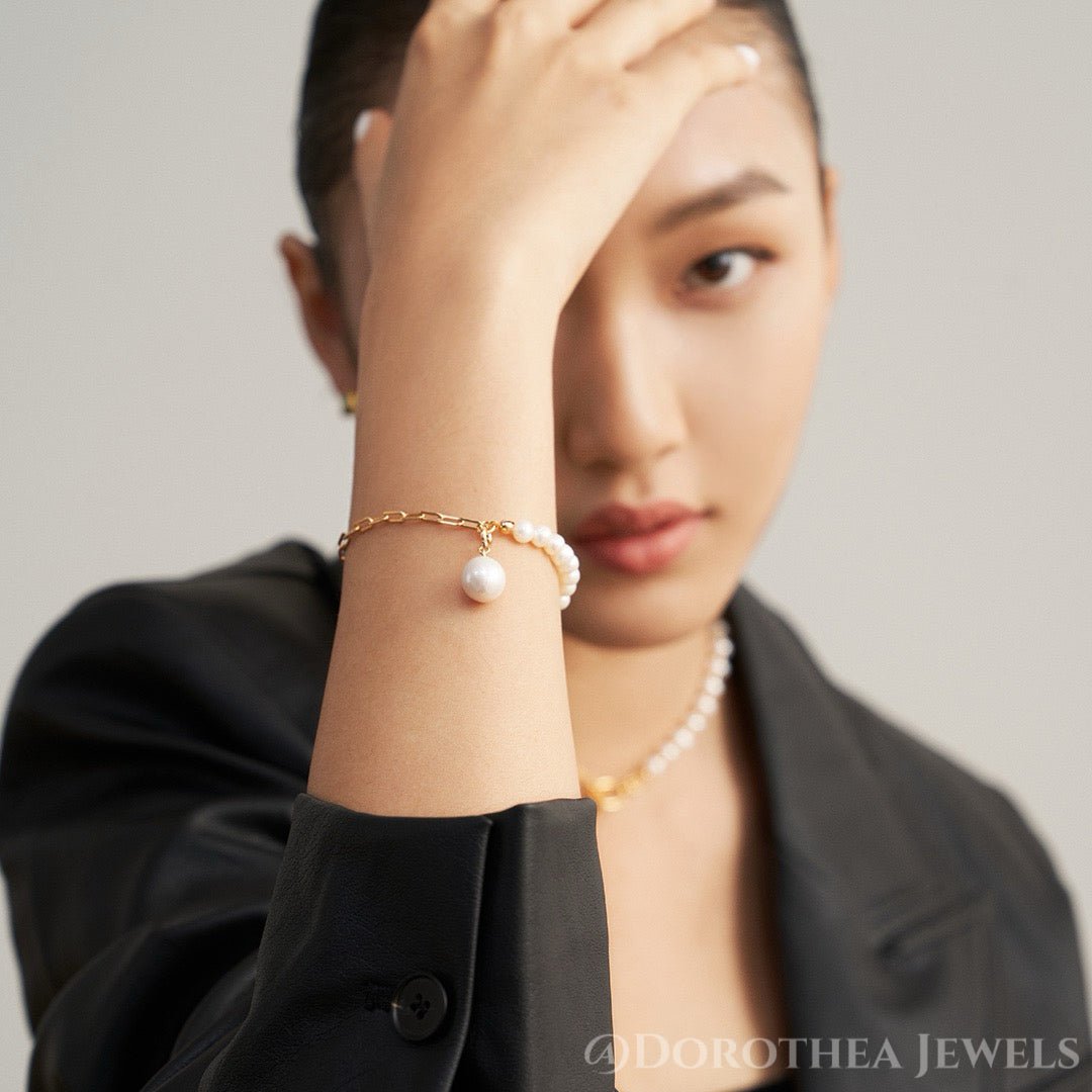 Dual Link Pearl Series - DOROTHEA JEWELS