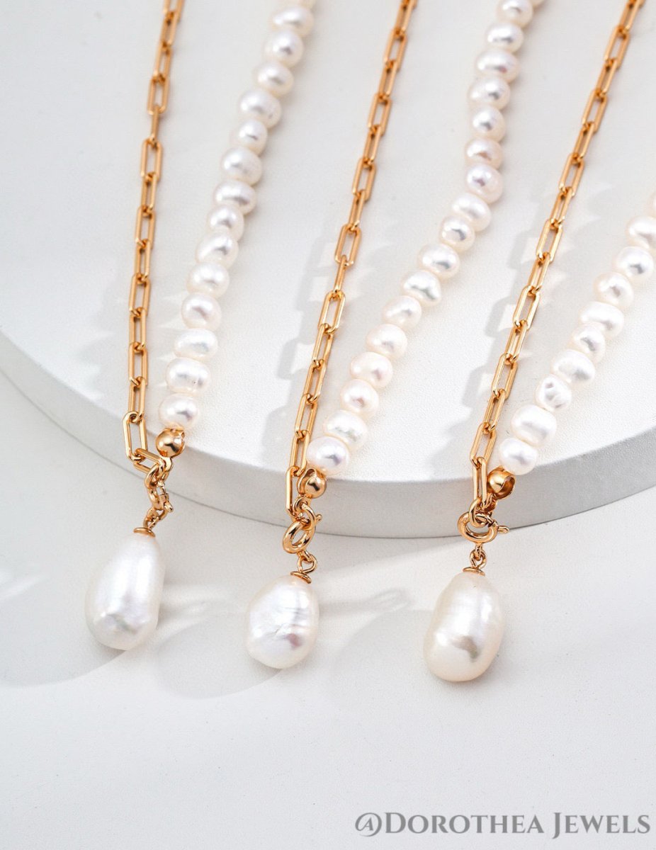 Dual Link Pearl Series - DOROTHEA JEWELS