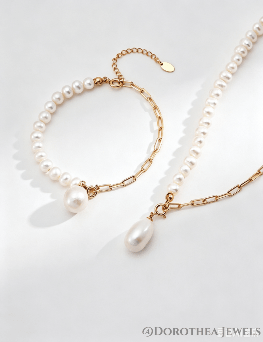 Dual Link Pearl Series - DOROTHEA JEWELS