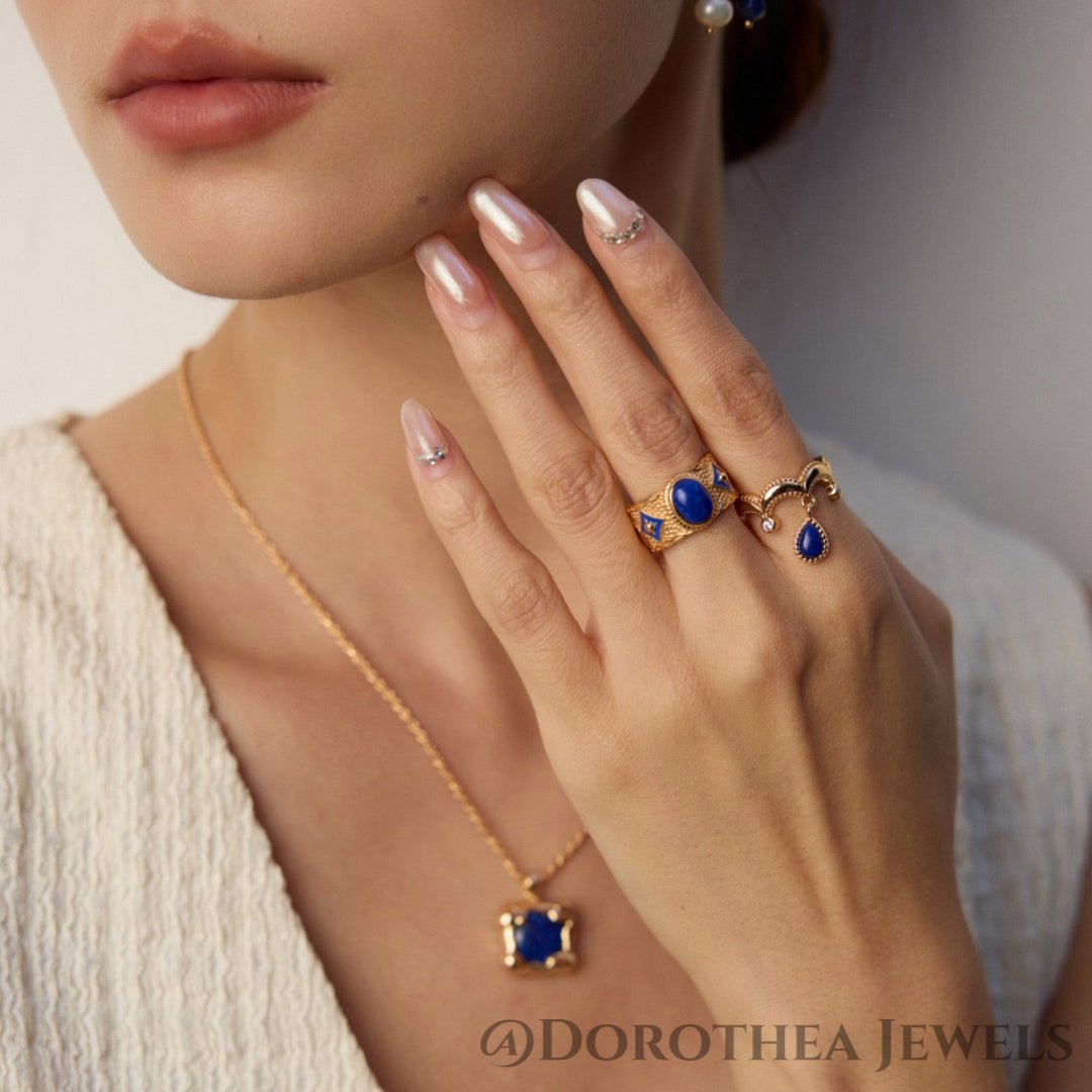Byzantine - style Lapis Collection - DOROTHEA JEWELS
