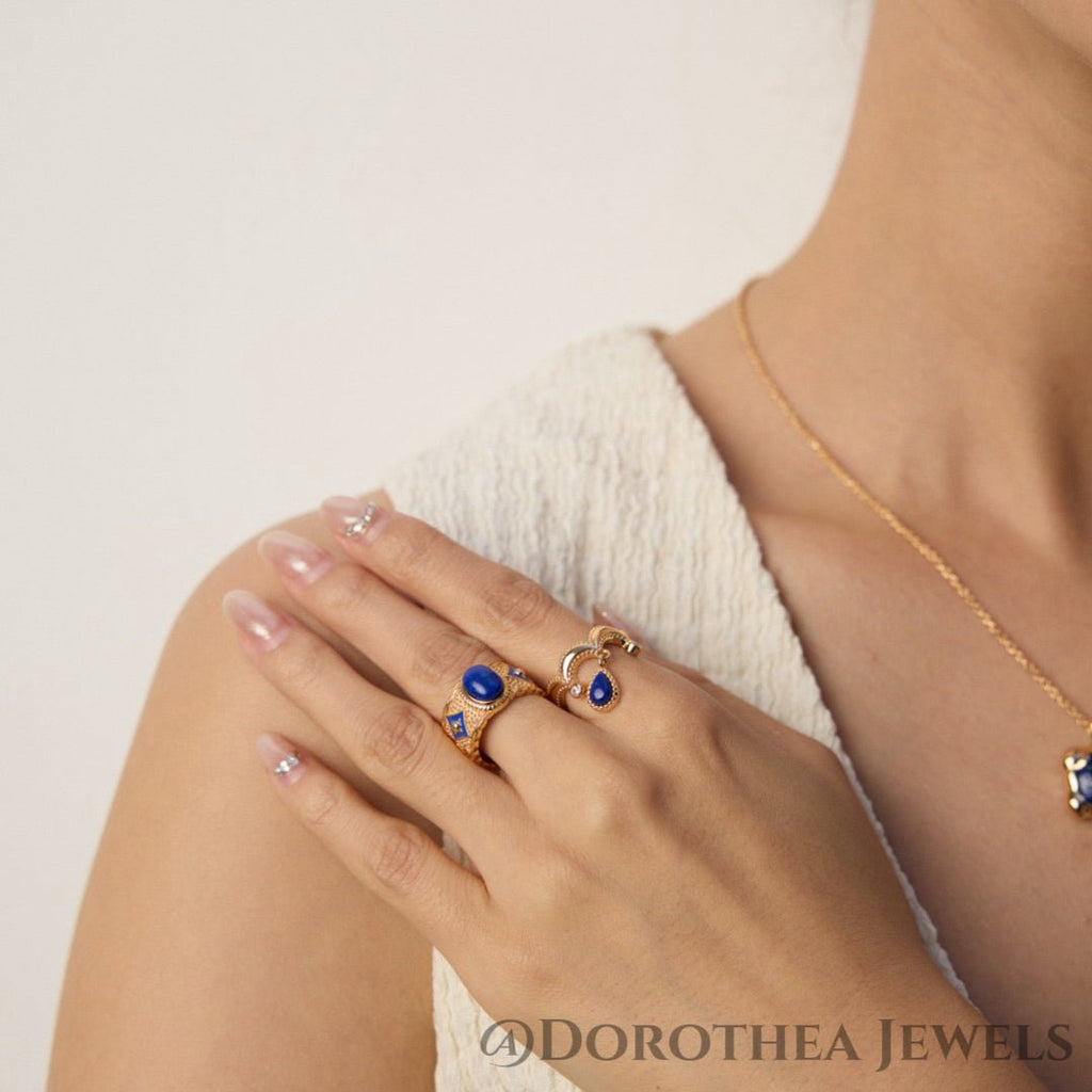 Byzantine - style Lapis Collection - DOROTHEA JEWELS