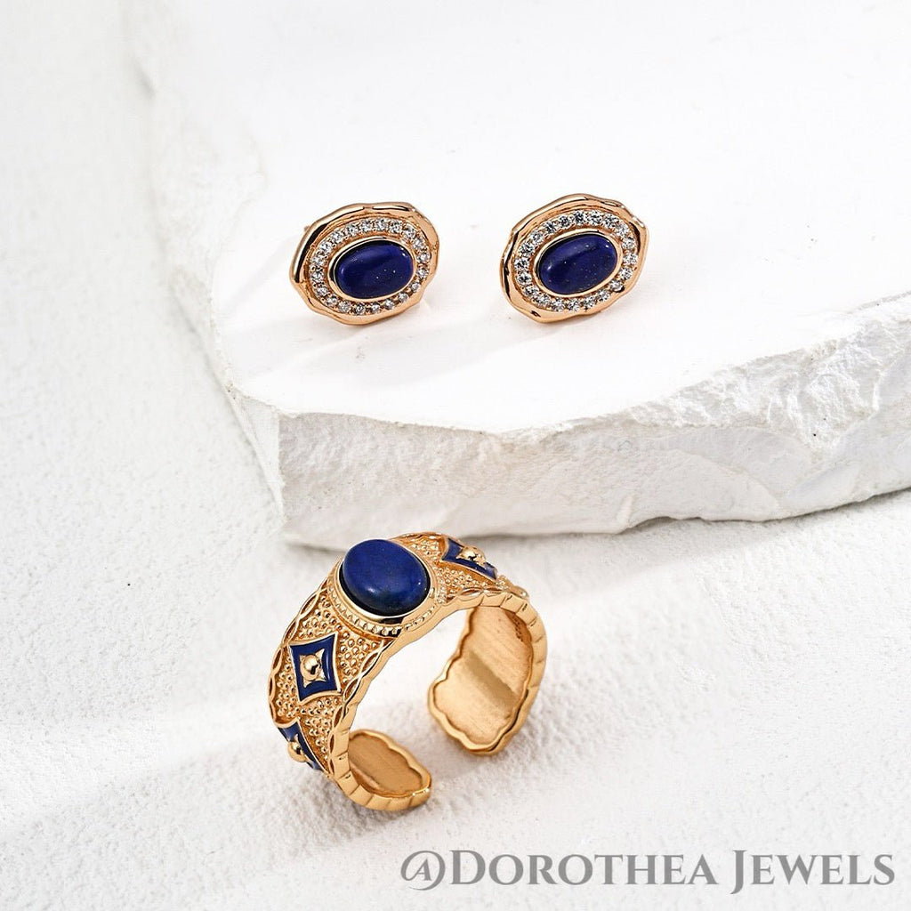 Byzantine - style Lapis Collection - DOROTHEA JEWELS