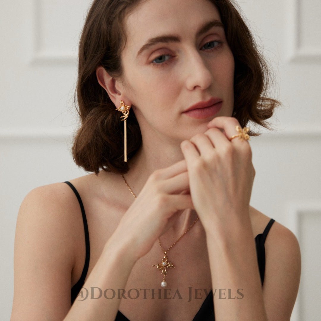 The Phalaenopsis Pearl Jewelry Series - DOROTHEA JEWELS