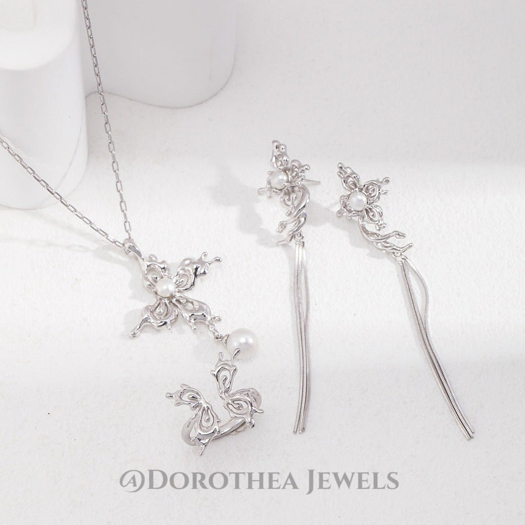 The Phalaenopsis Pearl Jewelry Series - DOROTHEA JEWELS