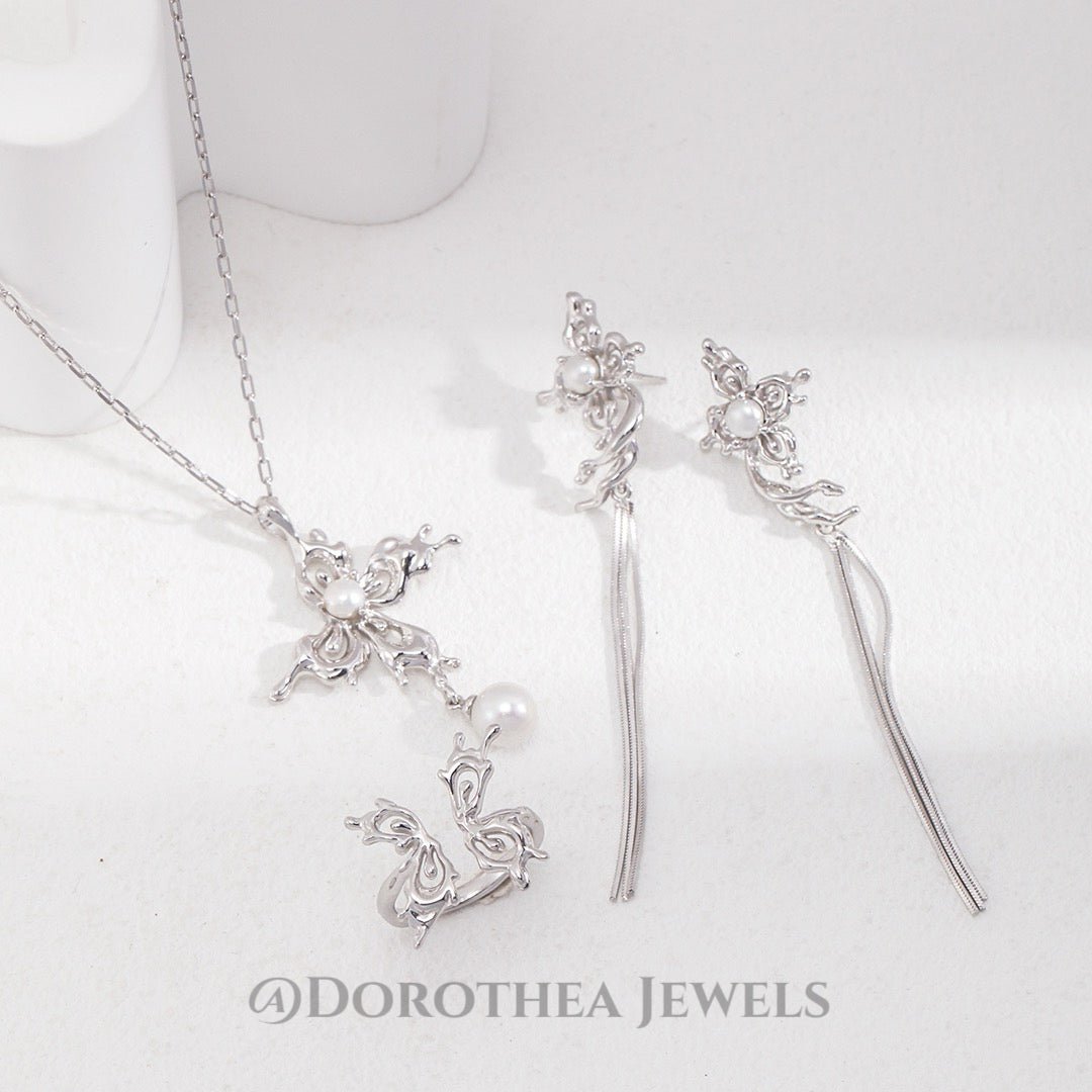 The Phalaenopsis Pearl Jewelry Series - DOROTHEA JEWELS