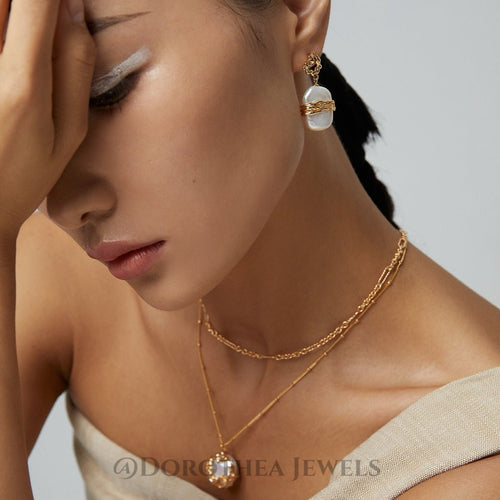 Baroque Pearl Wrapped Jewelry Series - DOROTHEA JEWELS