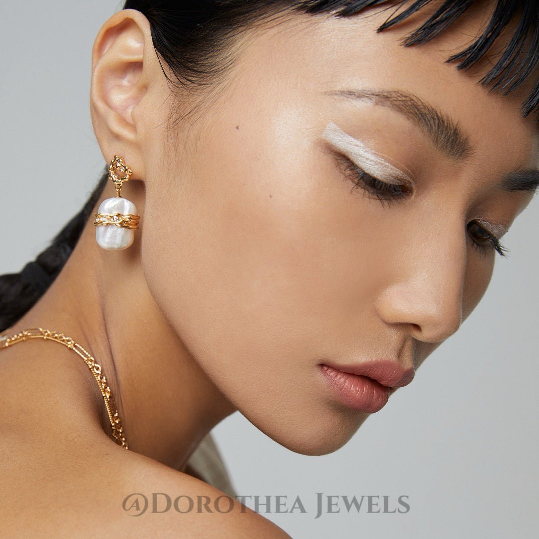 Baroque Pearl Wrapped Jewelry Series - DOROTHEA JEWELS