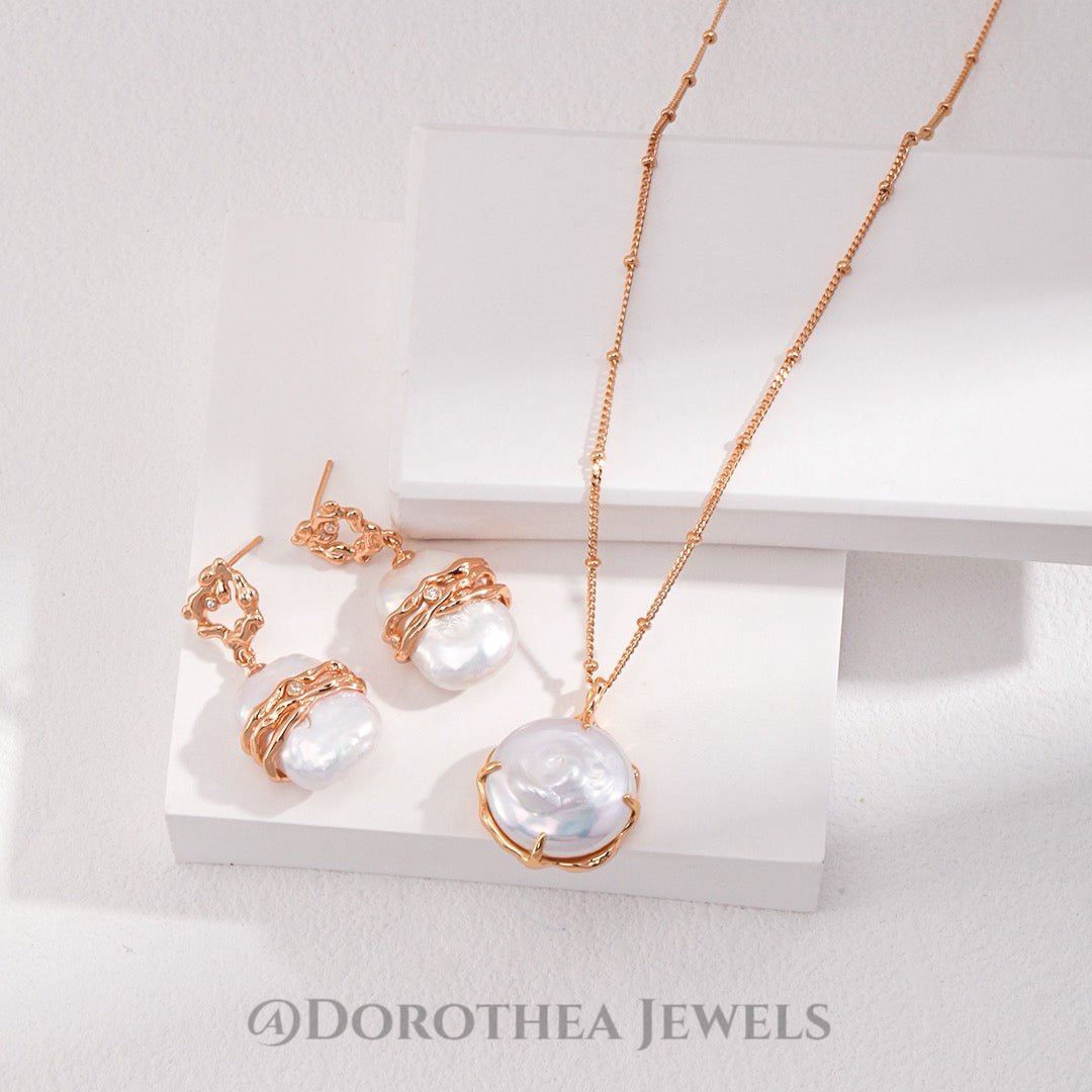 Baroque Pearl Wrapped Jewelry Series - DOROTHEA JEWELS
