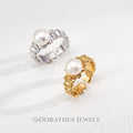 Tide Pearl Open Ring - DOROTHEA JEWELS