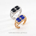 Stella Enamel Signet Ring - DOROTHEA JEWELS