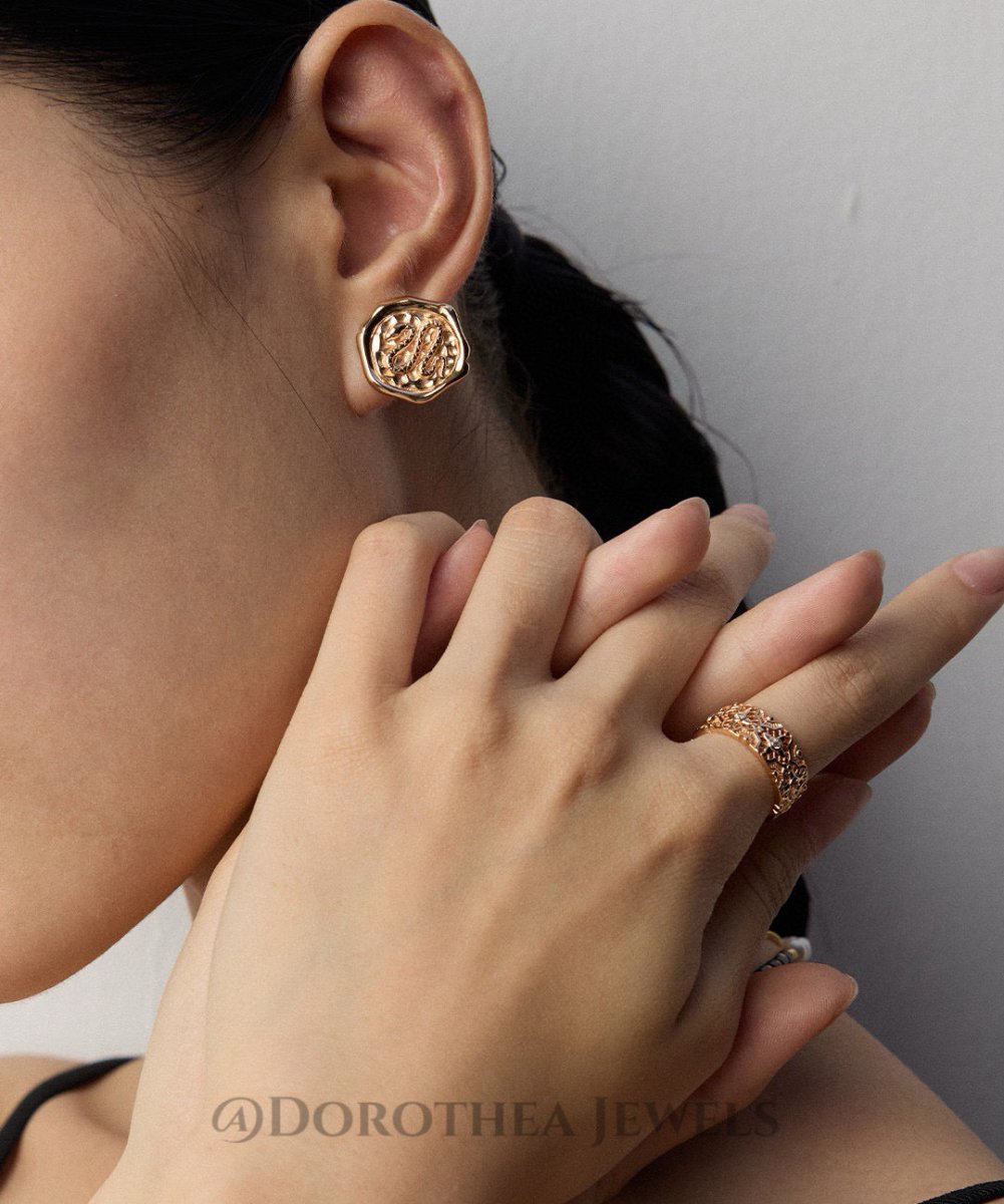 Lace Filigree Open Ring - DOROTHEA JEWELS