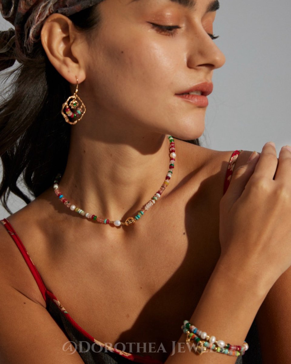 Dopamine Colorful Beaded Collection - DOROTHEA JEWELS