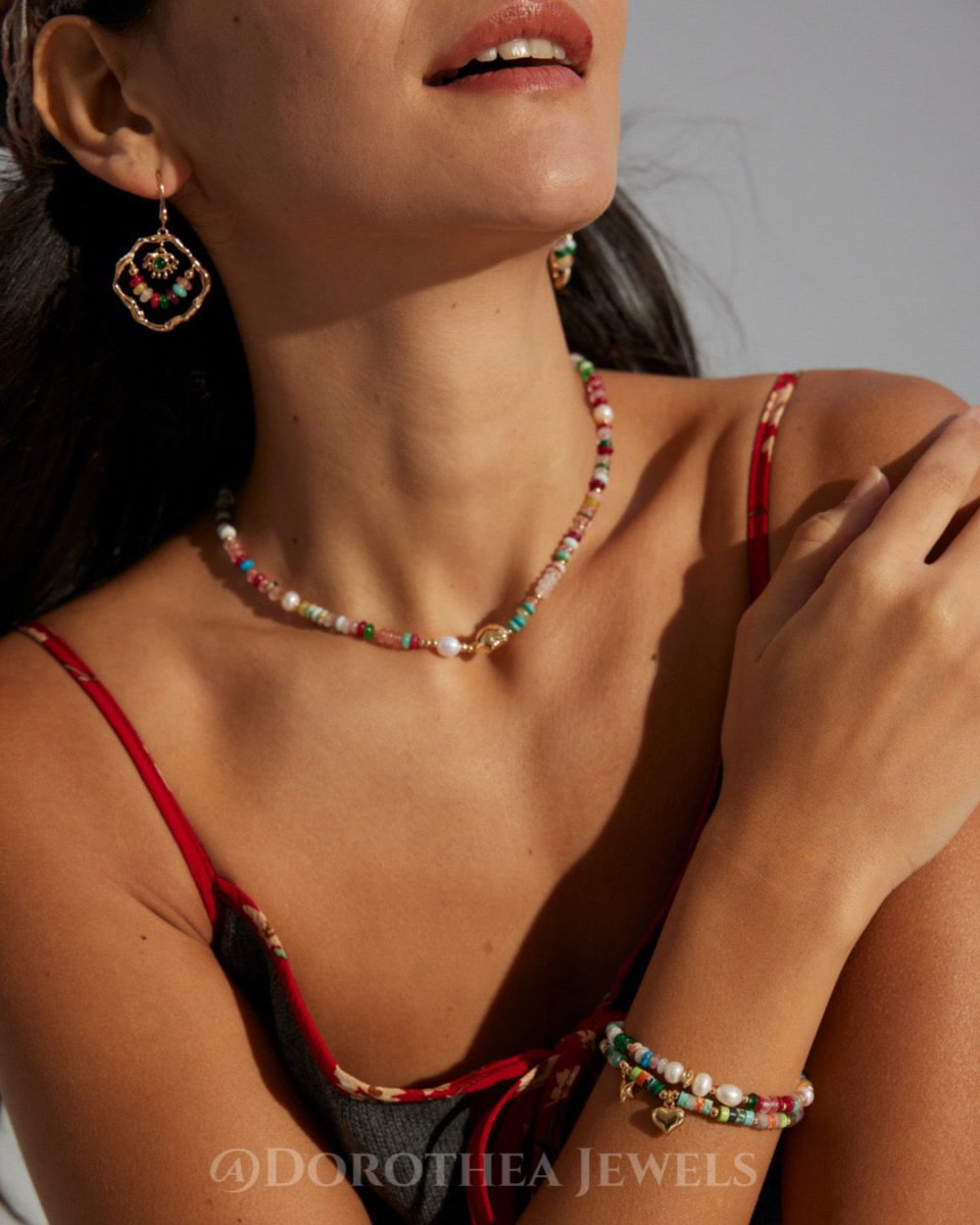 Dopamine Colorful Beaded Collection - DOROTHEA JEWELS