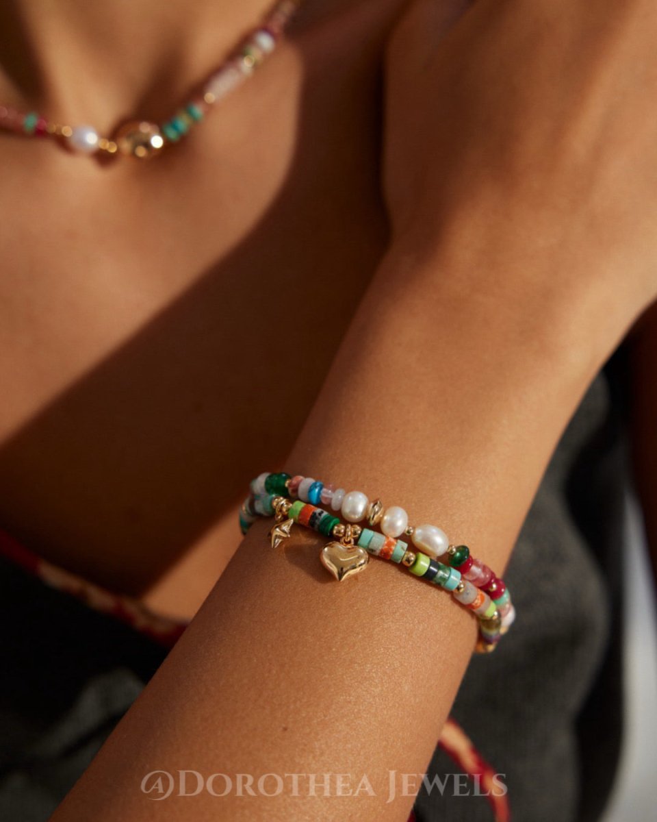 Dopamine Colorful Beaded Collection - DOROTHEA JEWELS