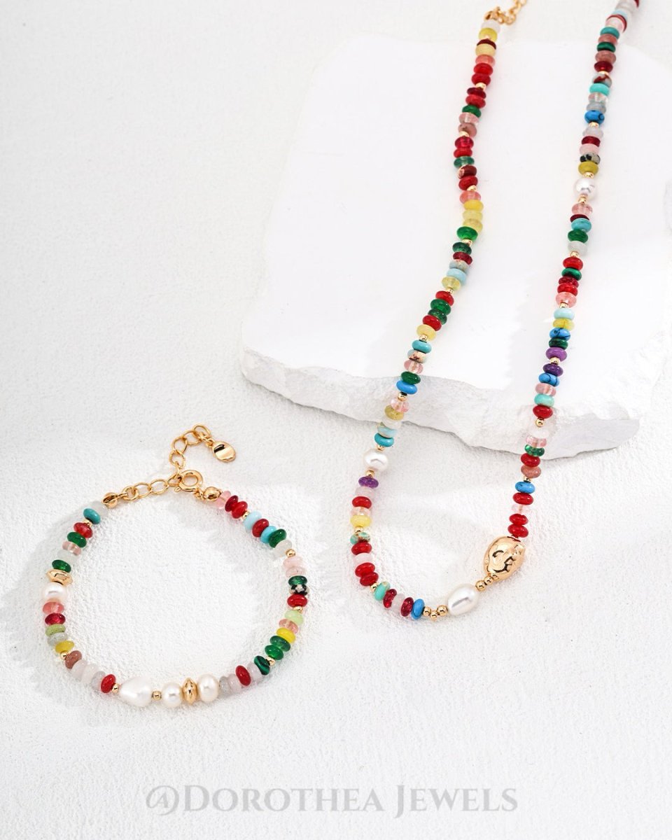 Dopamine Colorful Beaded Collection - DOROTHEA JEWELS