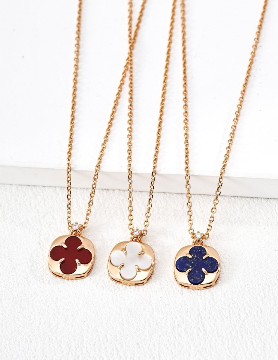 Clover Button Collection – Lucky Four - Leaf Jewelry - DOROTHEA JEWELS