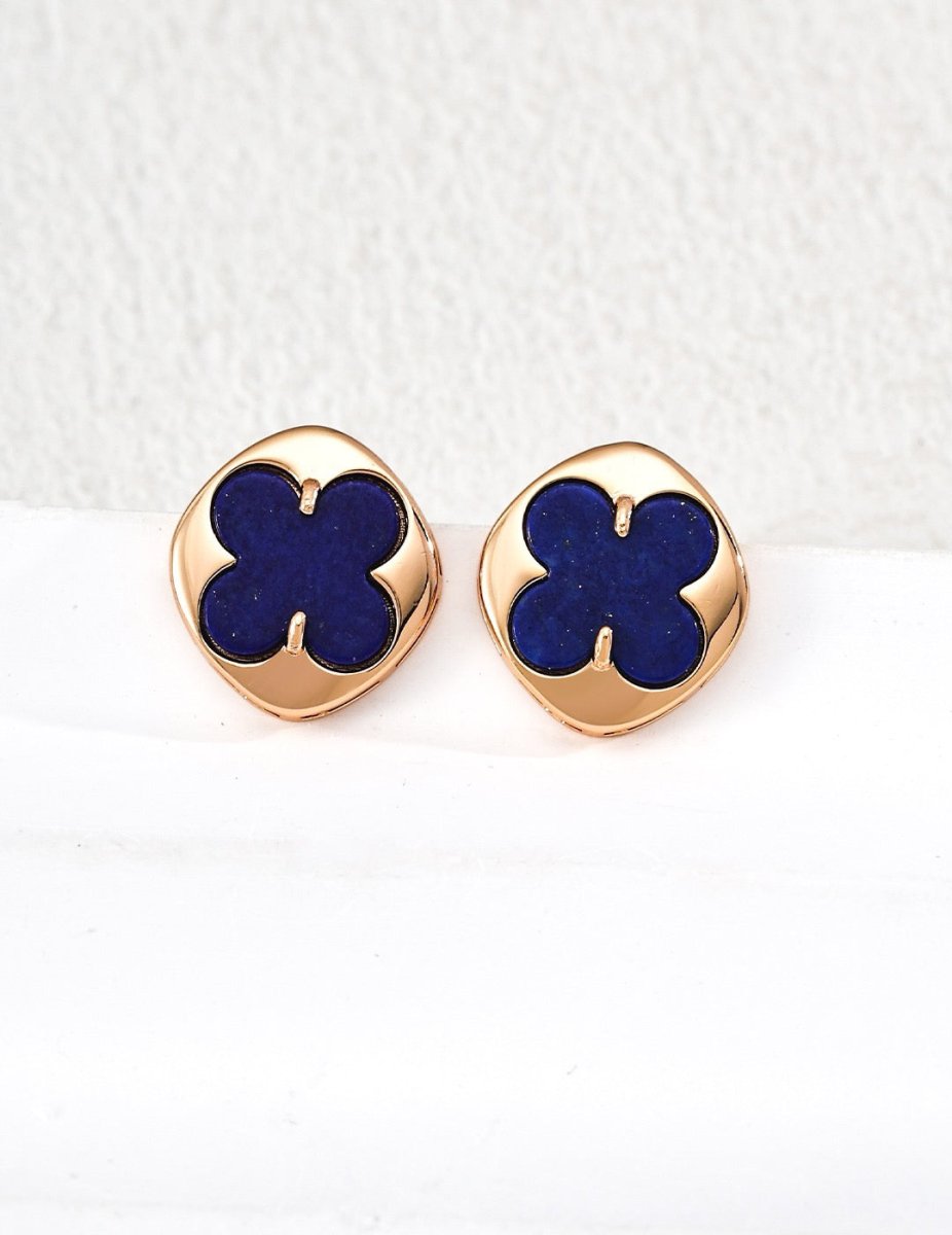 Clover Button Collection – Lucky Four - Leaf Jewelry - DOROTHEA JEWELS