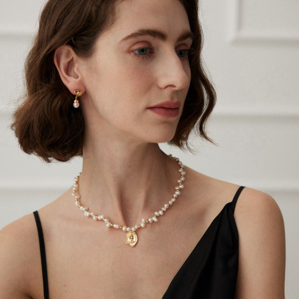 Natural baroque pearls necklace - DOROTHEA JEWELS