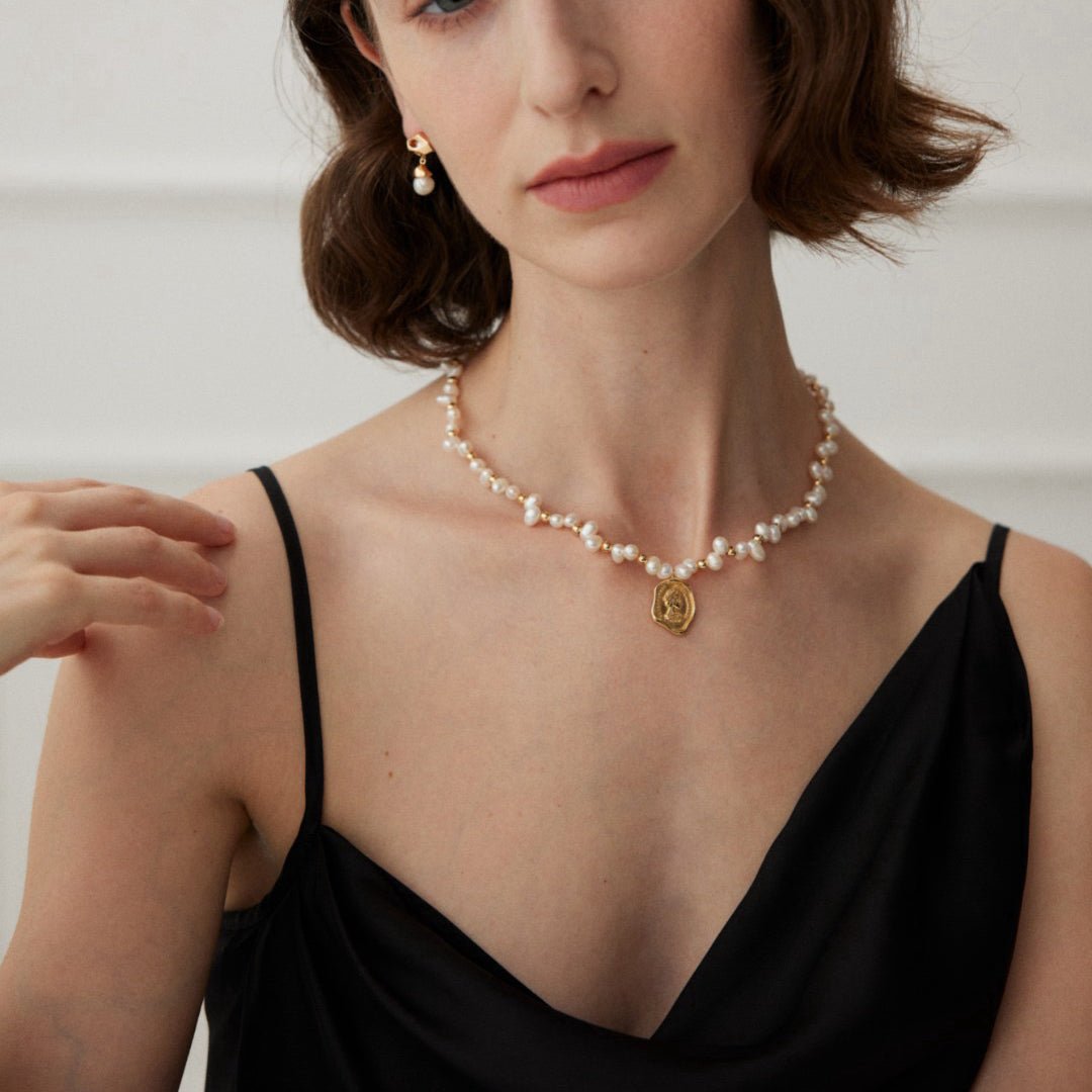 Natural baroque pearls necklace - DOROTHEA JEWELS
