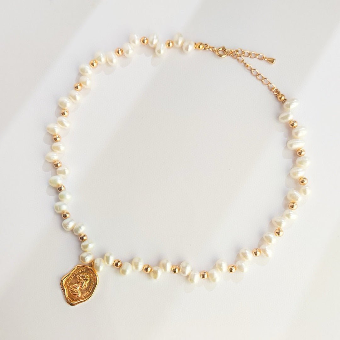 Natural baroque pearls necklace - DOROTHEA JEWELS