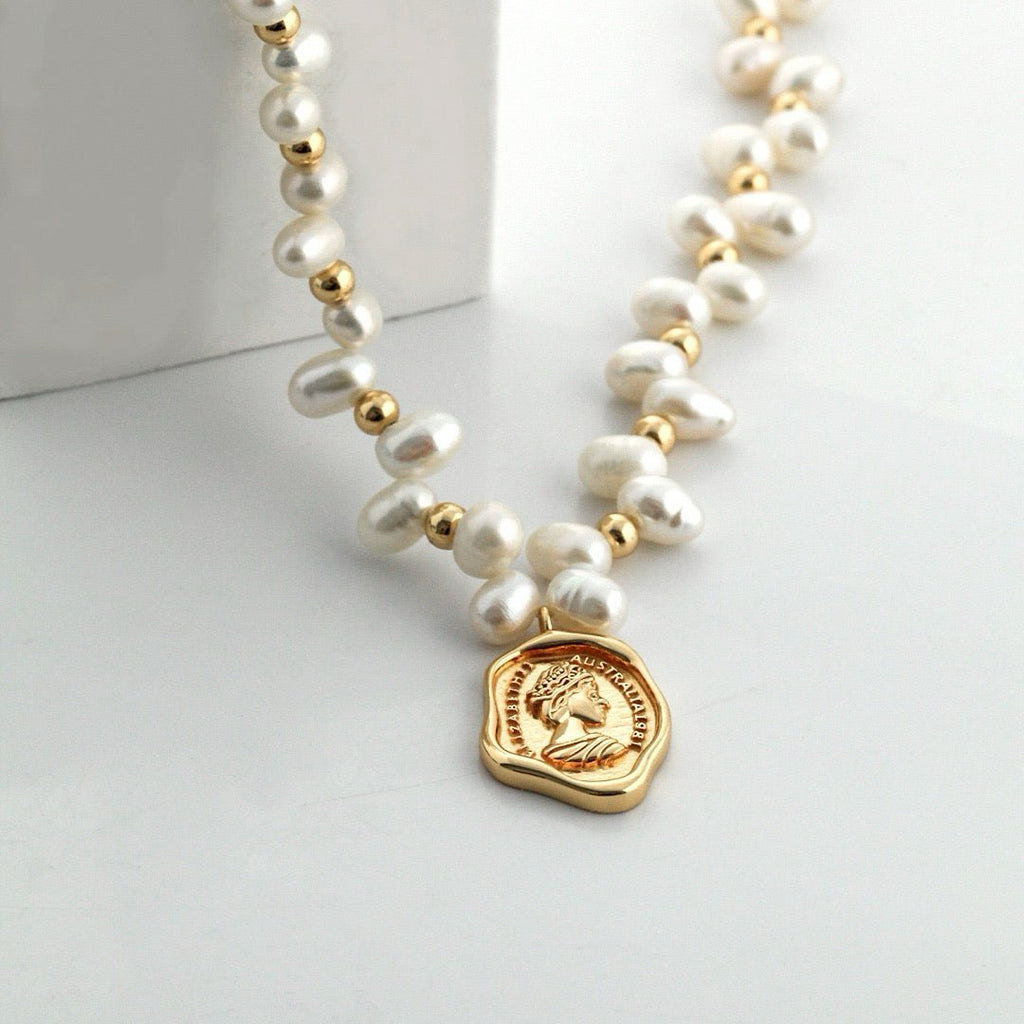 Natural baroque pearls necklace - DOROTHEA JEWELS