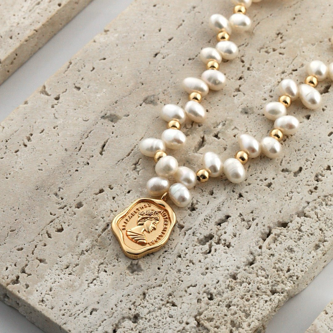 Natural baroque pearls necklace - DOROTHEA JEWELS