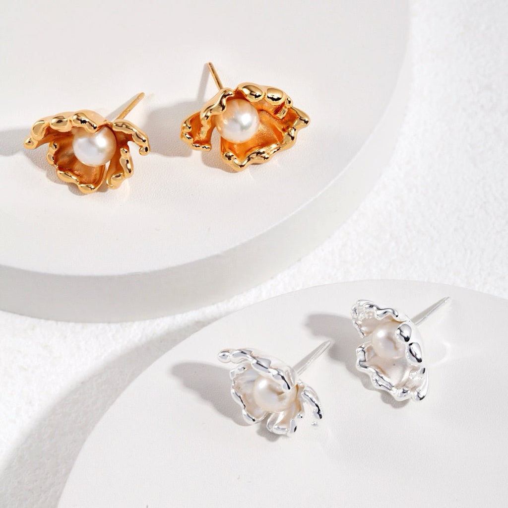 Ocean Wave Natural Pearl Collection - DOROTHEA JEWELS